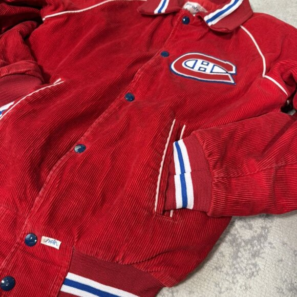 Ultra Rare Vintage NHL Shain Montreal Canadiens Jacket - Picture 5 of 9